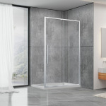 Dusel DSL191+195 Chrome 1200х800 стекло прозрачное - купити в інтернет-магазині Техностар