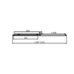 Dusel EF185B Black Matt 1200х1900 - купити в інтернет-магазині Техностар