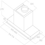 Elica HIDDEN ADVANCE PLUS @ BL GL/A/52 - купити в інтернет-магазині Техностар