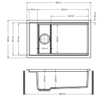 Fabiano  Navio Center 78 Antracit 8221.301.1888 - купити в інтернет-магазині Техностар