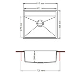 Fabiano  Quadro 61x51 Antracit 8221.301.1535 - купити в інтернет-магазині Техностар