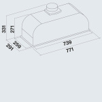 Falmec GRUPPO INCASSO GREEN TECH PLUS 70 CGRW70.E3P2#EUI490F - купити в інтернет-магазині Техностар