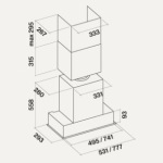 Falmec GRUPPO INCASSO NRS 50 E.P. (CGIW50.E9P2#ZZZI490F) - купити в інтернет-магазині Техностар