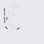 Falmec MIRA PLUS WHITE IS 40 800 CMFI40.E14P2#EUB490F - купити в інтернет-магазині Техностар