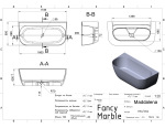 Fancy Marble Maddalena колір білий матовий 91175103 - купити в інтернет-магазині Техностар