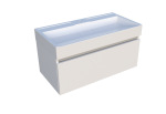 Fancy Marble Palma 900-1 під умивальнік Vitold, МДФ білийі глянець, C-профіль сірий Palma900-1W - купити в інтернет-магазині Техностар