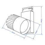 Feron AL105 40Вт 4000K чорний - купити в інтернет-магазині Техностар