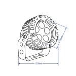 Feron LL-882 5Вт 2700K металік - купити в інтернет-магазині Техностар