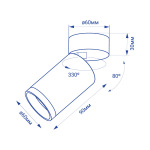 Feron ML180 під лампу чорний - купити в інтернет-магазині Техностар