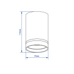 Feron ML308 під лампу білий - купити в інтернет-магазині Техностар