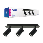 Feron ML311-3 під лампу чорний - купити в інтернет-магазині Техностар