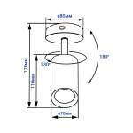 Feron ML318-S під лампу чорний - купити в інтернет-магазині Техностар
