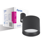 Feron Накладний світильник Feron HL353 під лампу чорний - купити в інтернет-магазині Техностар