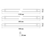 Feron Світлодіодний лінійний світильник Feron AL7003-2 30Вт фіто - купити в інтернет-магазині Техностар