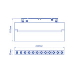 Feron Світлодіодний магнітний трековий світильник Feron MGN301 12Вт 4000K чорний - купити в інтернет-магазині Техностар