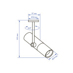 Feron Світлодіодний накладний світильник Feron AL522-1 10Вт 4000K білий - купити в інтернет-магазині Техностар