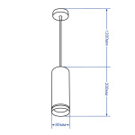 Feron Світлодіодний підвісний світильник Feron HL570 14Вт 4000K чорний - купити в інтернет-магазині Техностар