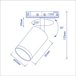Feron Трековий світильник Feron ML333 під лампу хром - купити в інтернет-магазині Техностар