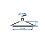 Feron Вбудований поворотний світильник Feron DL6210 під лампу чорний - купити в інтернет-магазині Техностар