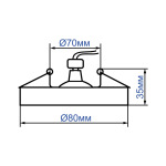 Feron Вбудований світильник Feron CD1901 під лампу білий - купити в інтернет-магазині Техностар