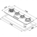 Franke FHCR 1204 3G TC HE XS C(106.0374.294 - купити в інтернет-магазині Техностар