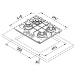 Franke FHMA 604 3G DC XS C (106.0554.404) - купити в інтернет-магазині Техностар