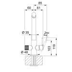 Franke Lina L Clear Water (120.0730.779) - купити в інтернет-магазині Техностар