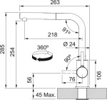 Franke Lina L Shape Pull Out 115.0712.435 - купити в інтернет-магазині Техностар