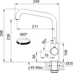 Franke Lina U (115.0728.474) - купити в інтернет-магазині Техностар