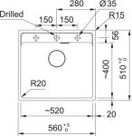 Franke MRG 610-52 TL 114.0716.704 - купити в інтернет-магазині Техностар