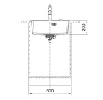 Franke MRG 610-52 TL 114.0763.944 чорний матовий + SLIM 50 - купити в інтернет-магазині Техностар