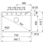 Franke MRG 610-72 TL 114.0720.006 - купити в інтернет-магазині Техностар