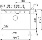 Franke MRG 610-72 TL Black Edition 114.0720.007 - купити в інтернет-магазині Техностар