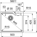 Franke UBG 610-56 114.0699.236 - купити в інтернет-магазині Техностар