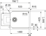 Franke UBG 611-78 XL 114.0701.803 - купити в інтернет-магазині Техностар