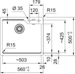 Franke Urban UBG 610-56 114.0716.705 - купити в інтернет-магазині Техностар