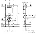 Geberit 458.126.00.1+115.125.21.1 DUOFIX  - купити в інтернет-магазині Техностар
