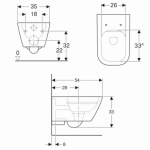 Geberit 500.208.01.1 SMYLE SQUARE - купити в інтернет-магазині Техностар