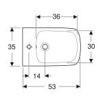 Geberit 500.271.01.5 SELNOVA Square - купити в інтернет-магазині Техностар