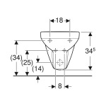 Geberit 500.271.01.5 SELNOVA Square - купити в інтернет-магазині Техностар