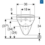 Geberit 501.751.00.1 SELNOVA  - купити в інтернет-магазині Техностар