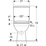 Geberit 503.086.00.1 SELNOVA Square - купити в інтернет-магазині Техностар