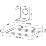Granado Alia 1914-1200 Black glass (25404) - купити в інтернет-магазині Техностар