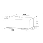 Granado Palamos 4713-1200 Black glass - купити в інтернет-магазині Техностар
