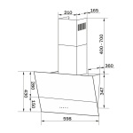 Granado Vivares 613-1100 grafito glass (22934) - купити в інтернет-магазині Техностар