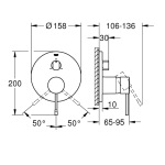 Grohe 24167GL1 Essence Зовнішня змішувача для душу, золото Cool sunrise (1 сорт) - купити в інтернет-магазині Техностар