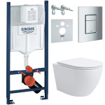 Grohe 3810830 Devit Aero +UA3873200A Rapid SL інсталяція комплект 4в1 - купити в інтернет-магазині Техностар