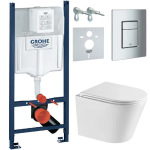Grohe Rapid SL 3873200A 4-в-1 + акційний комплект з унітазом Devit DCA0530111W Calma  - купити в інтернет-магазині Техностар