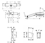 Hansgrohe 13114670U ECOSTAT COMFORT 13114670+28331670+28260670+24101670,  чорний матовий - купити в інтернет-магазині Техностар