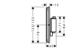Hansgrohe 15583700 SHOWER SELECT COMFORT Q  - купити в інтернет-магазині Техностар